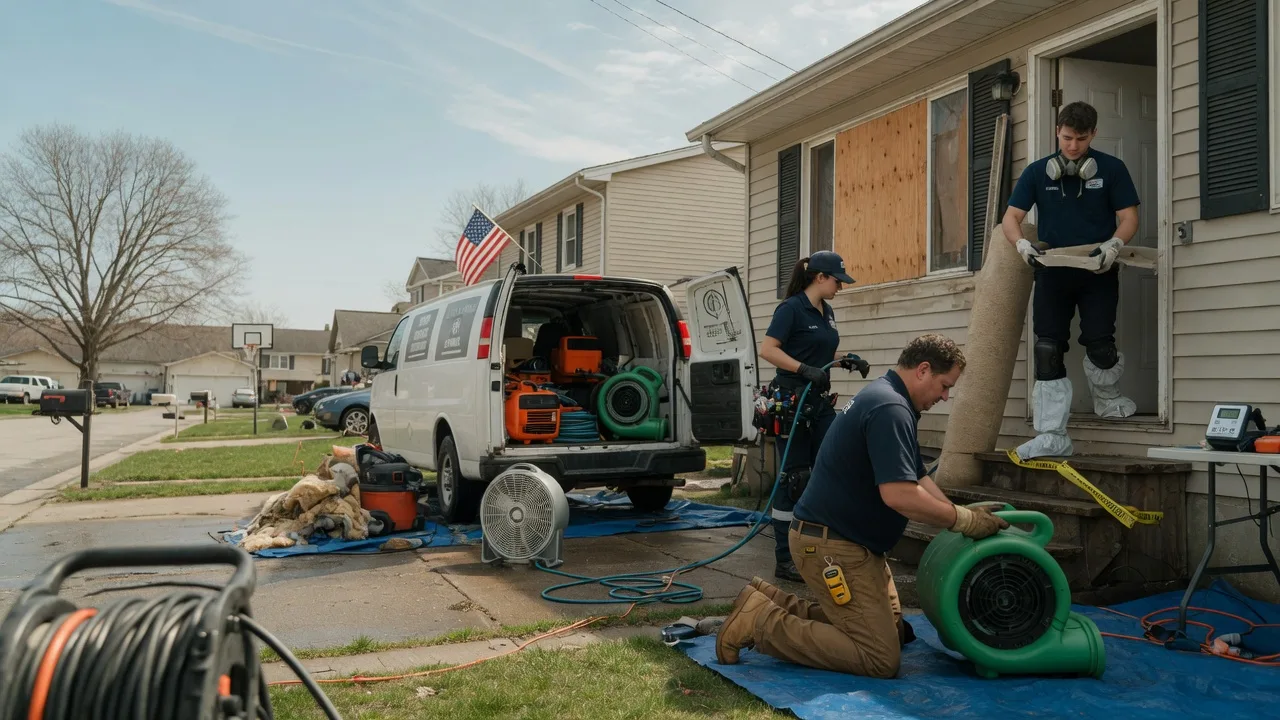 Water Damage Restoration in Edelstein, IL near me